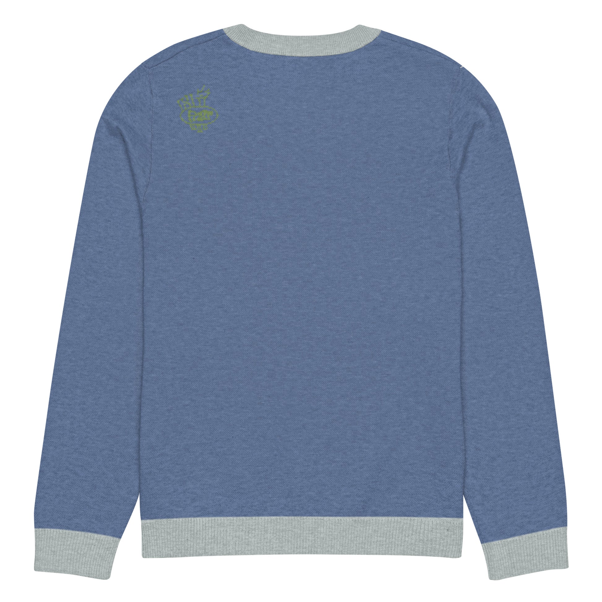 sweater blue  | hi post