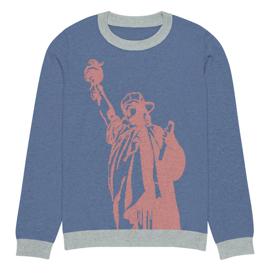 mens blue sweater |hi post