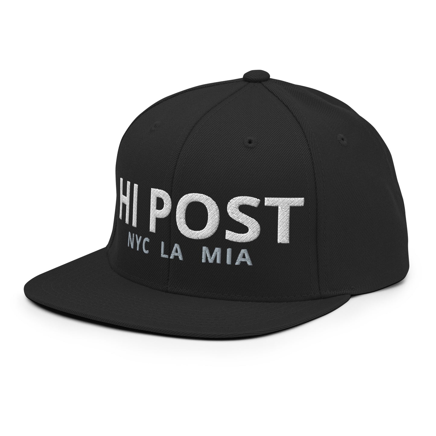 cap snapback black