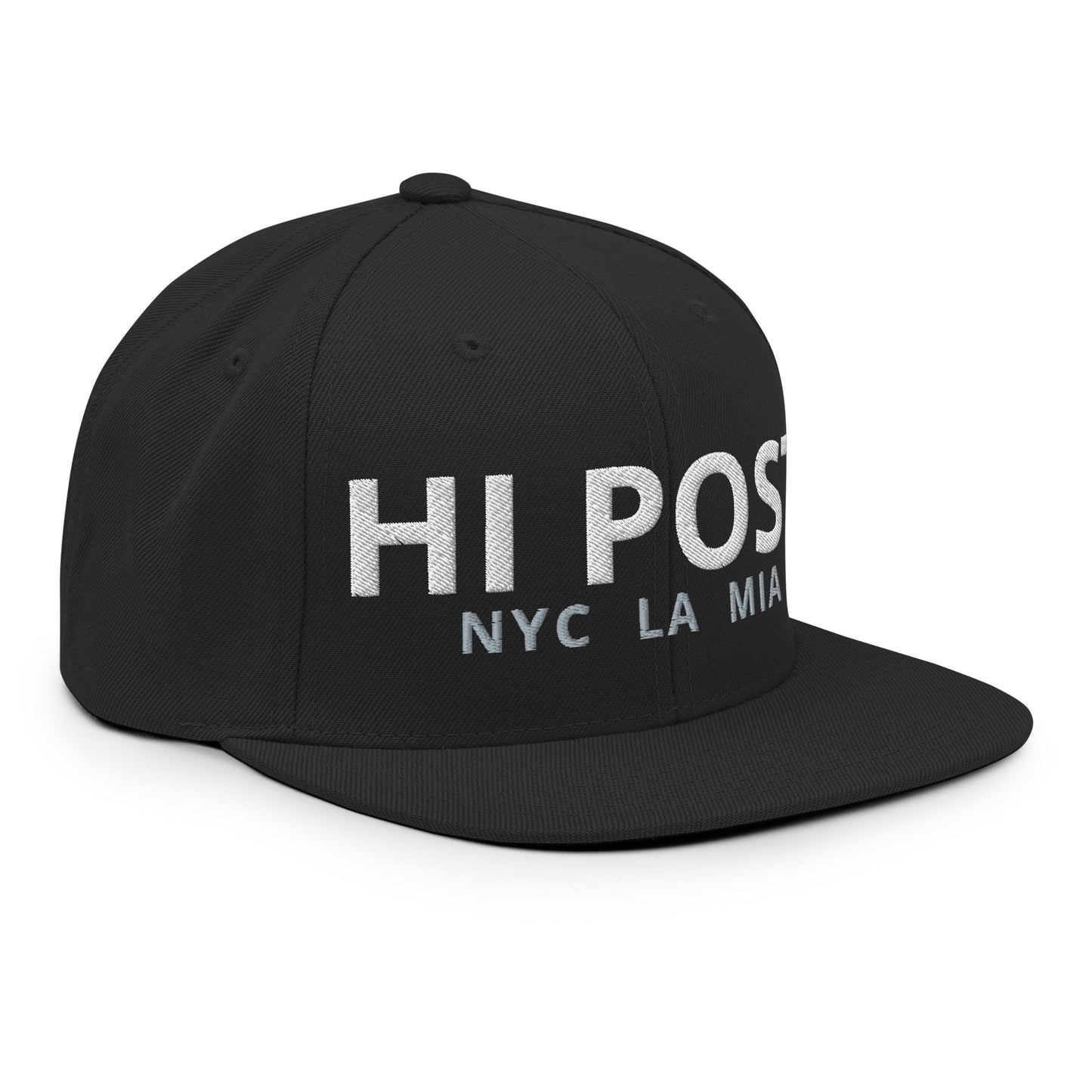 cap snapback black