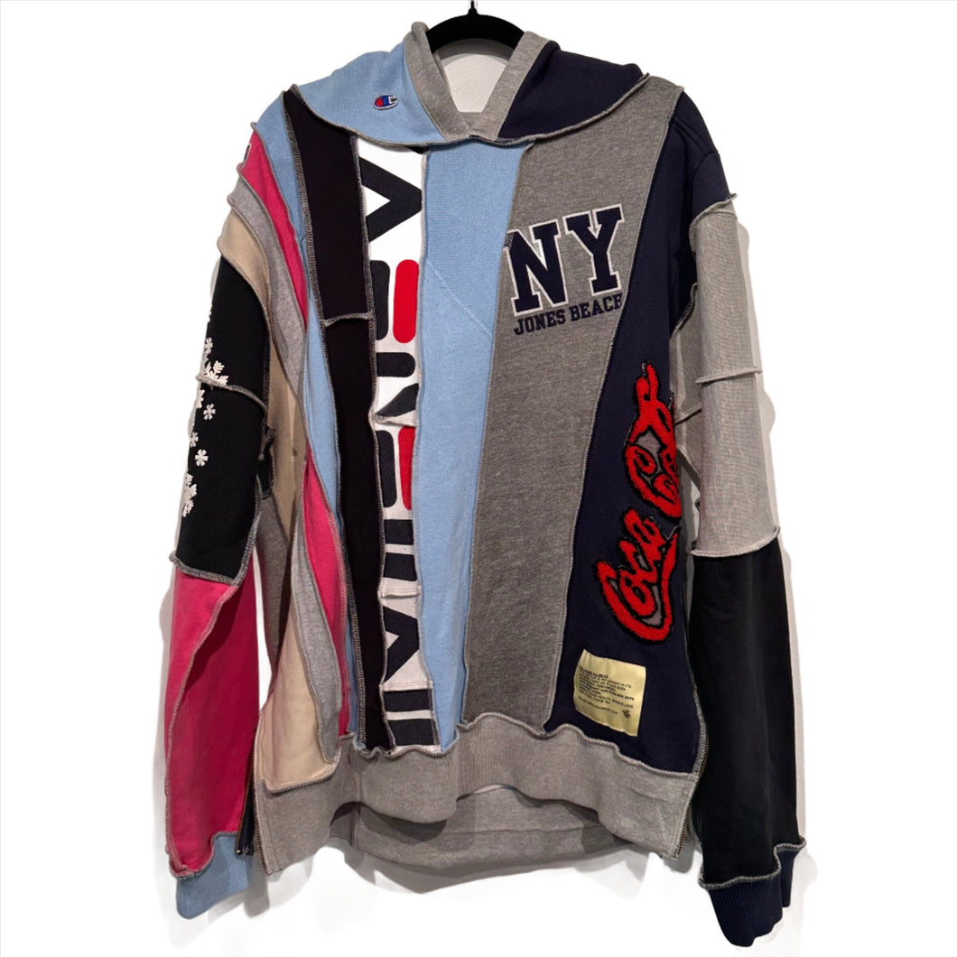 Hi Post HOODED PULLOVER 1 of 1: 