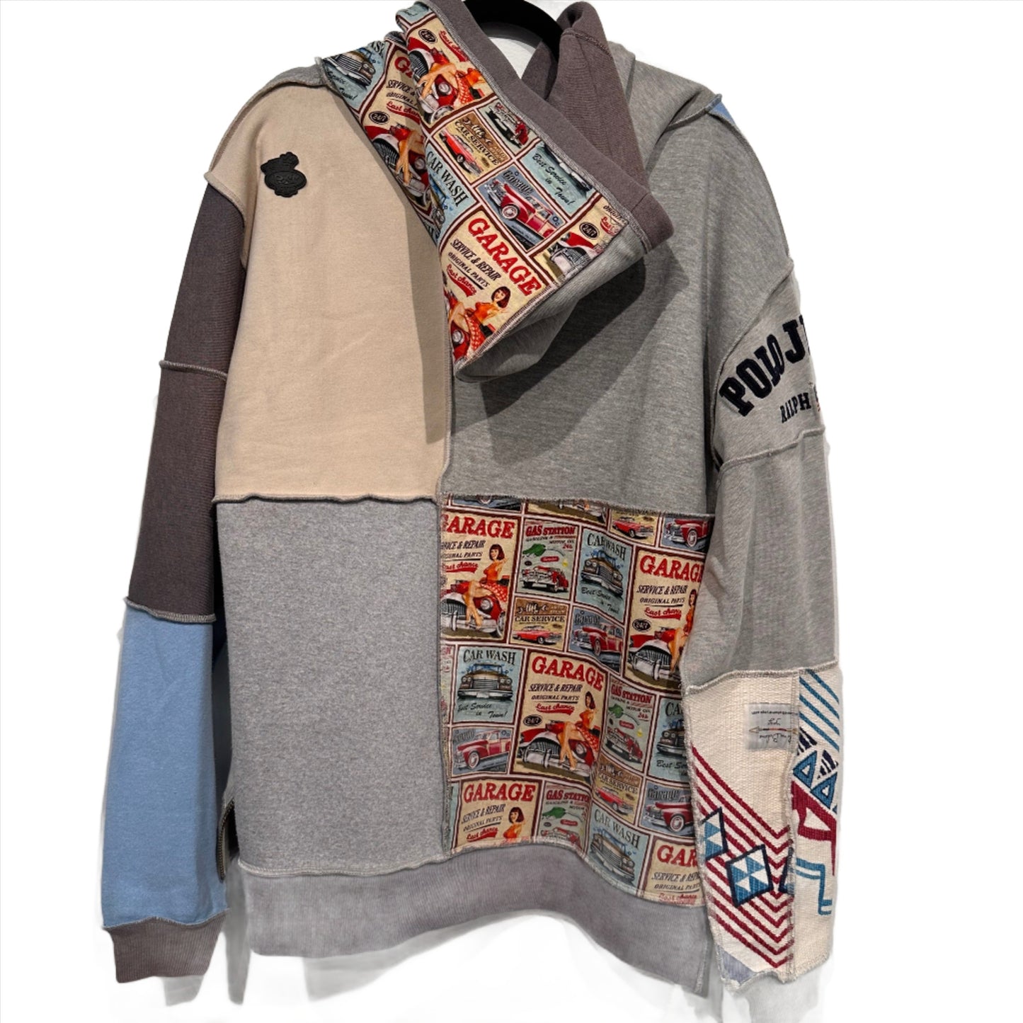 Hi Post "Mosaic" HOODED PULLOVER 1 of 1: the "OXFORD"