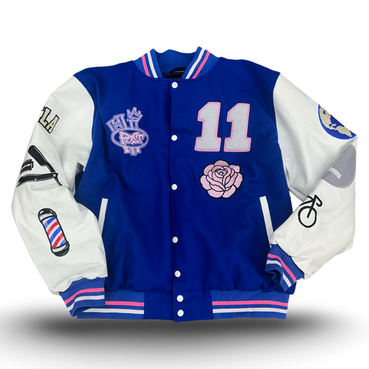 Hi Post FARCITY Jacket (Wht/Blue)