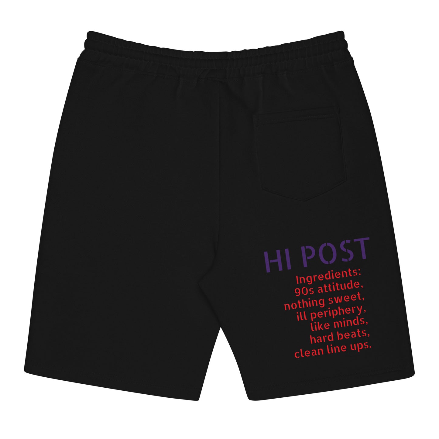 Hi Post INGREDIENTS Sweat Shorts