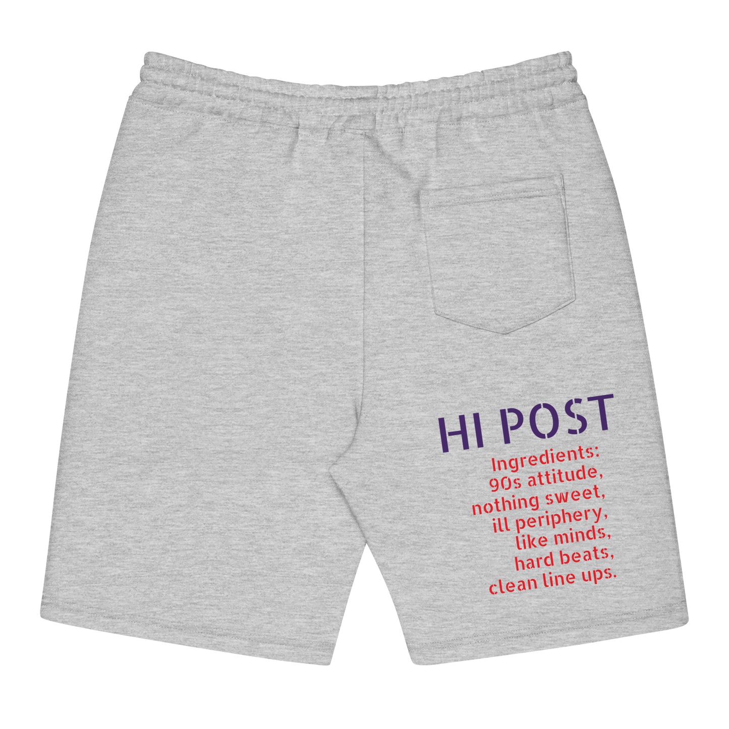 Hi Post INGREDIENTS Sweat Shorts