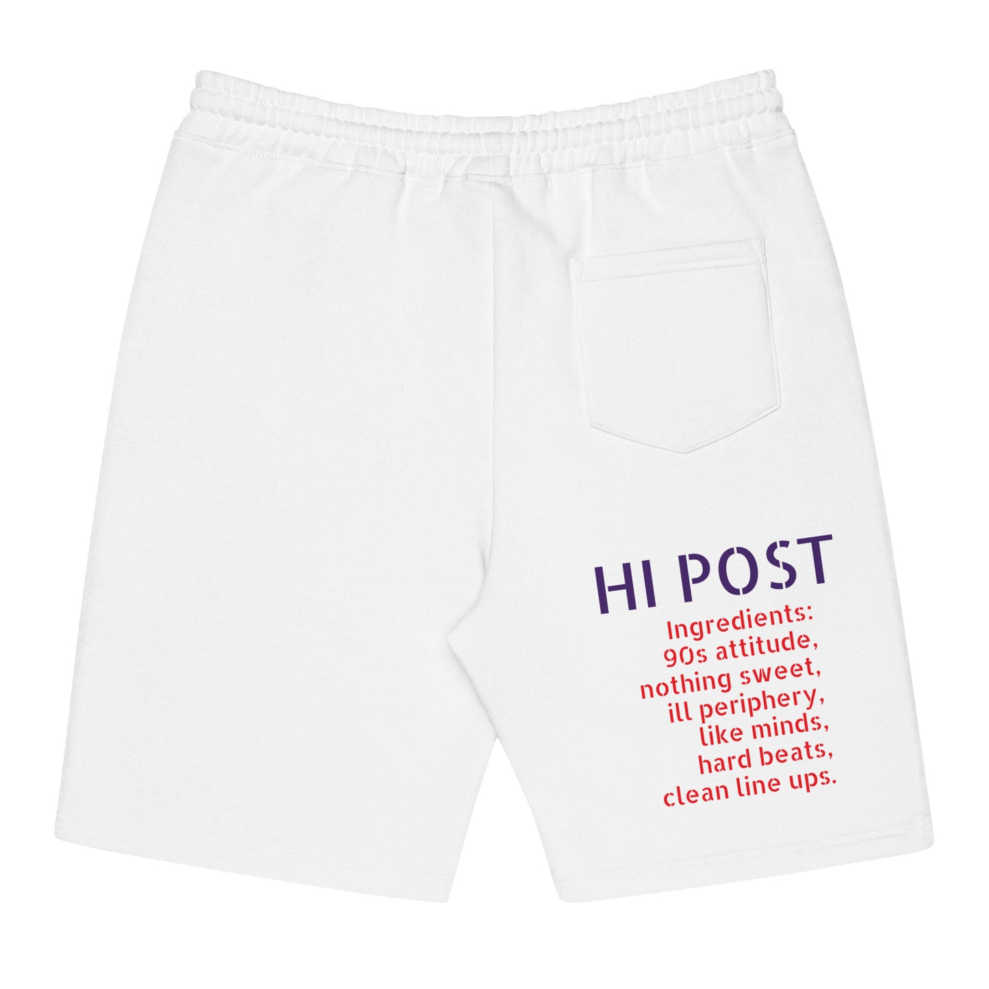 Hi Post INGREDIENTS Sweat Shorts