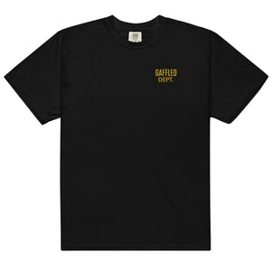Hi Post GAFFLED DEPT Garment-dyed heavyweight t-shirt YELLOW Type (on black, gray)