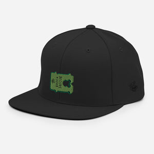 Hi Post GREEN CLASP "Cake" Limited Edition Snapback Hat