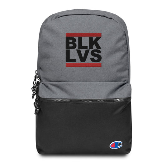 Hi Post BLK LVS Embroidered Champion Backpack