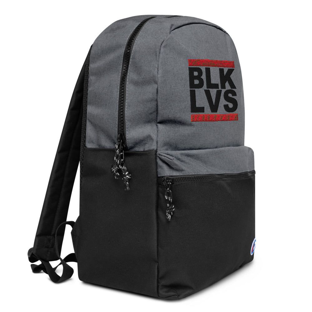 Hi Post BLK LVS Embroidered Champion Backpack