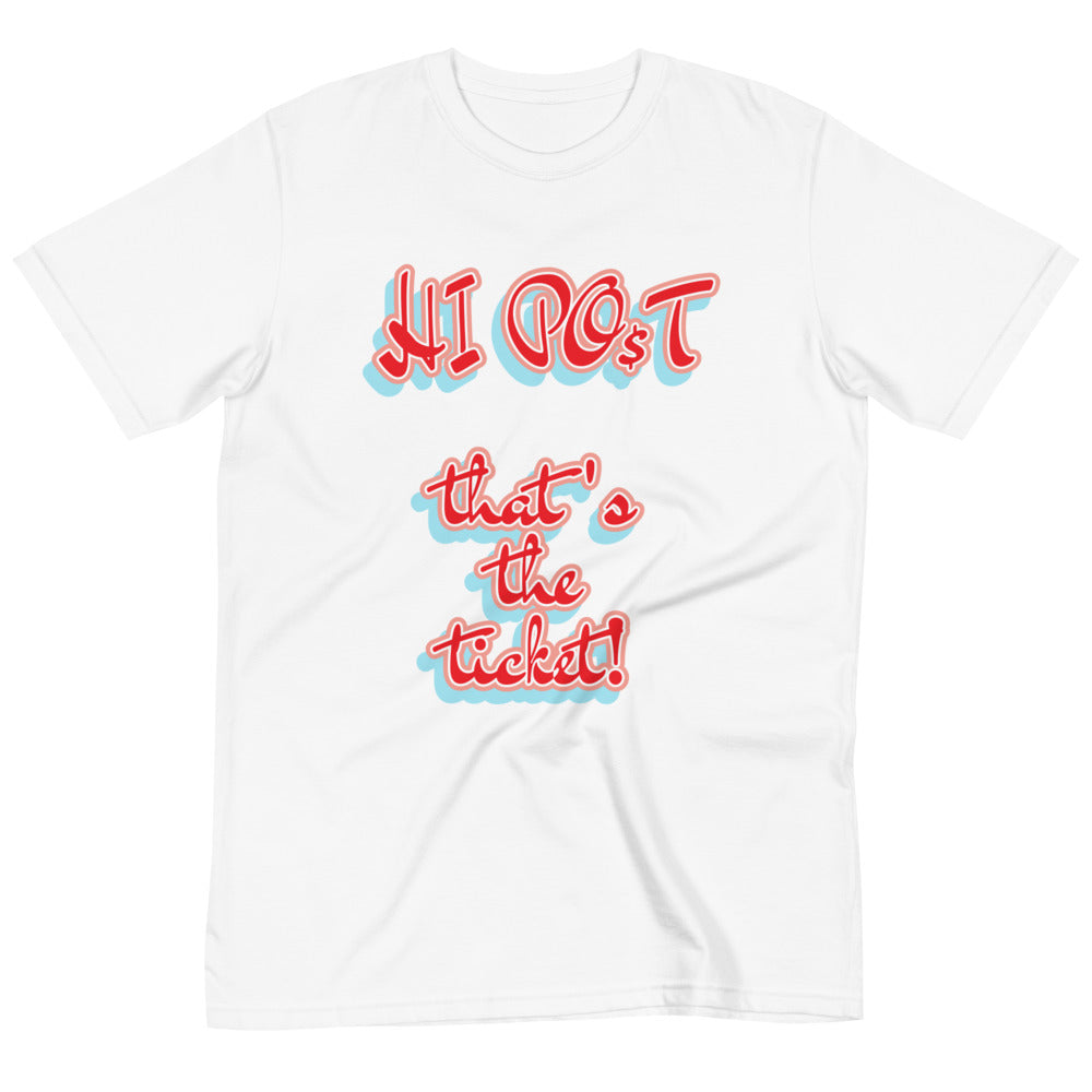 Hi Post PARKING TICKET Organic T-Shirt